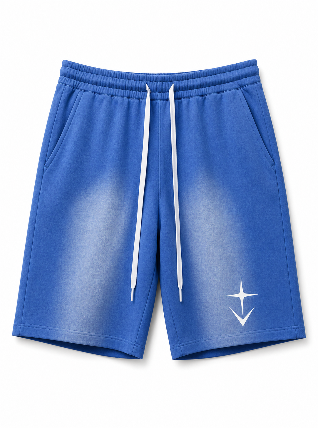 Valeron blue distressed short